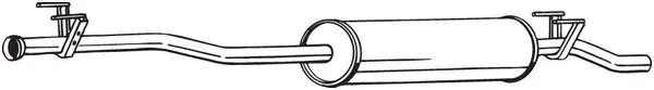 Toba finala esapament potrivit MERCEDES SPRINTER 3,5-T (B906), SPRINTER 3-T (B906), SPRINTER 4,6-T (B906), SPRINTER 5-T (B906) 2.2D 3.0D 06.06-