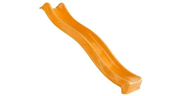 Tobogan copii 2.2 m, Yulvo, HDPE, Portocaliu, KBT