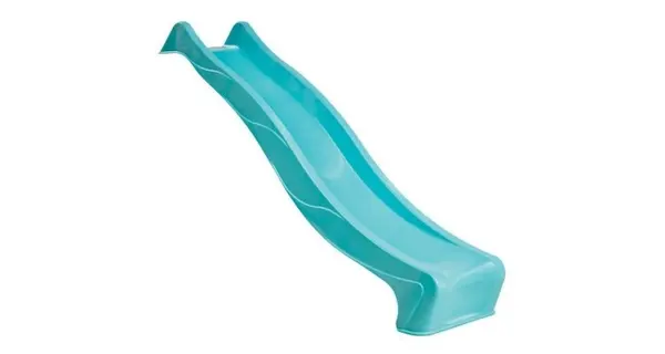 Tobogan Tsuri, 2.9m, HDPE turcoaz, cu duza de apa