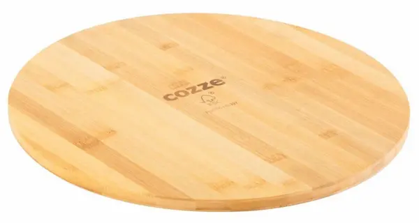 Tocator din bambus pentru pizza Cozze diametru 35 x 1,2 cm 90314