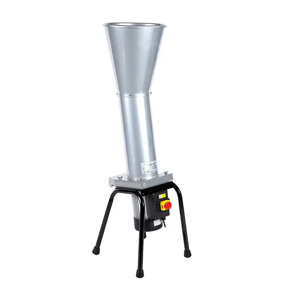 Tocator fructe electric, 800 Kg/h, cuva otel vopsit, motor 1500W, ZEF-800M