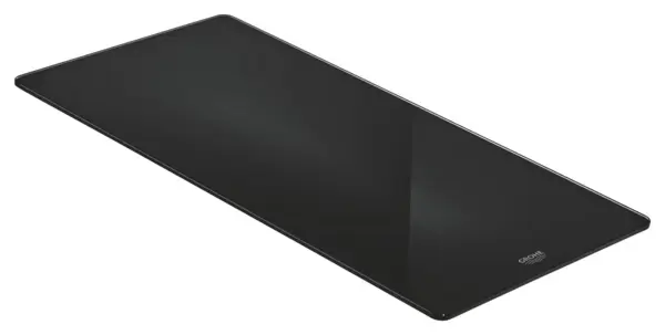 Tocator Grohe, 490 x 240 mm, sticla, lucios, negru, 40787K00