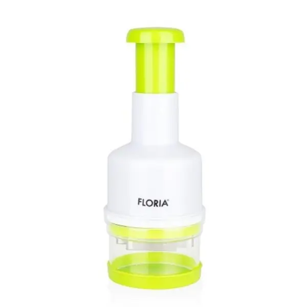 Tocator Manual pentru Legume, 23 x 9 cm, Alb-Verde