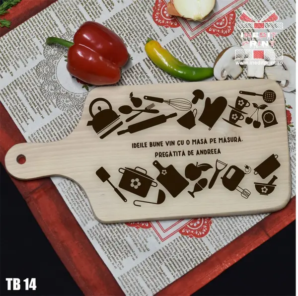 Tocator personalizat Ideile bune vin TB14
