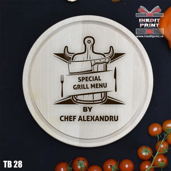 Tocator personalizat Special Menu TB28