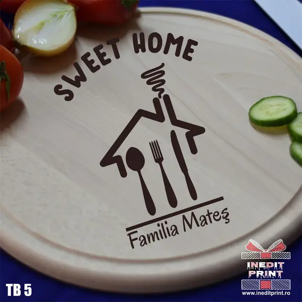 Tocator personalizat Sweet home TB5