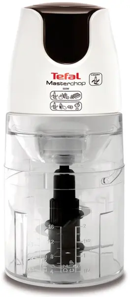 Tocător Tefal - Masterchop XL MB450B38, 0,5 l, 500 W, alb