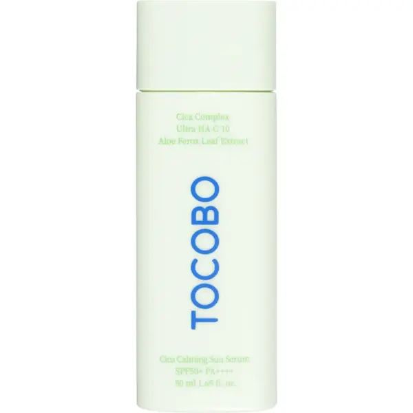 TOCOBO Cica Calming Sun Serum ser protector cu efect calmant SPF 50+ 50 ml