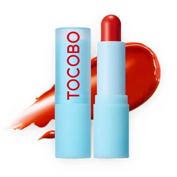 TOCOBO – Glass Tinted Lip Balm – 3.5g – 013 Tangerine Red