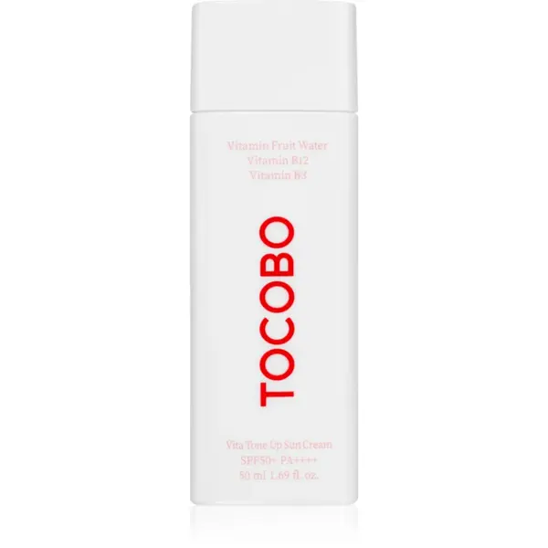 TOCOBO Vita Tone Up Sun Cream gel cremă de protecție pentru uniformizarea nuantei tenului SPF 50+ 50 ml
