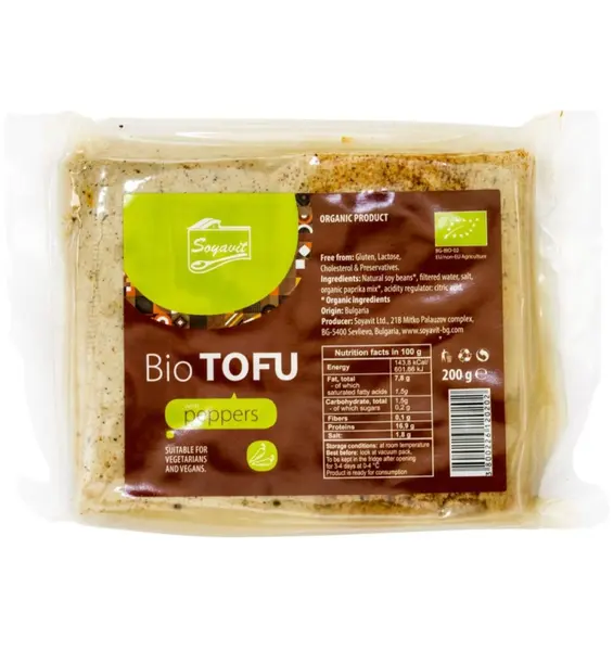 Tofu BIO cu ardei, 200 g