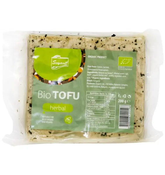 Tofu BIO cu verdeturi, 200 g