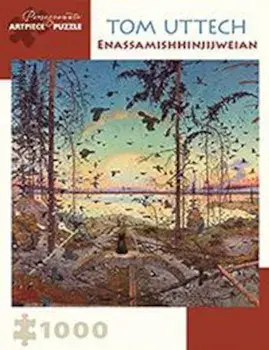 Tom Uttech Enassamishhinjijweian 1000-Piece Jigsaw Puzzle Aa, Hardcover/***
