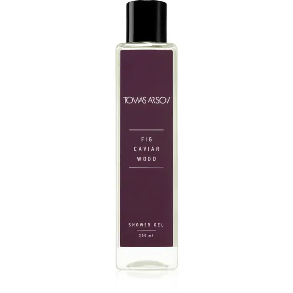 Tomas Arsov Fig Caviar Wood gel parfumat pentru duș cu efect revigorant 200 ml