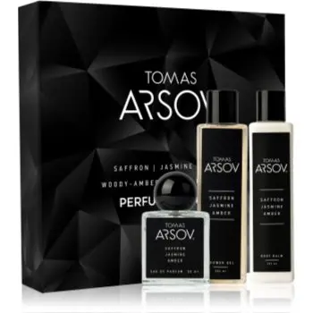 Tomas Arsov Saffron Jasmine Amber Parfume Gift Set set cadou