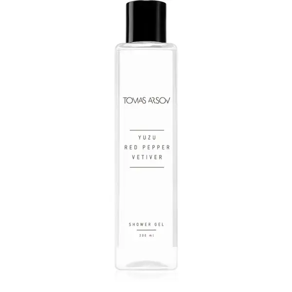 Tomas Arsov Yuzu Red Pepper Vetiver gel parfumat pentru duș cu efect de hidratare pentru femei 200 ml
