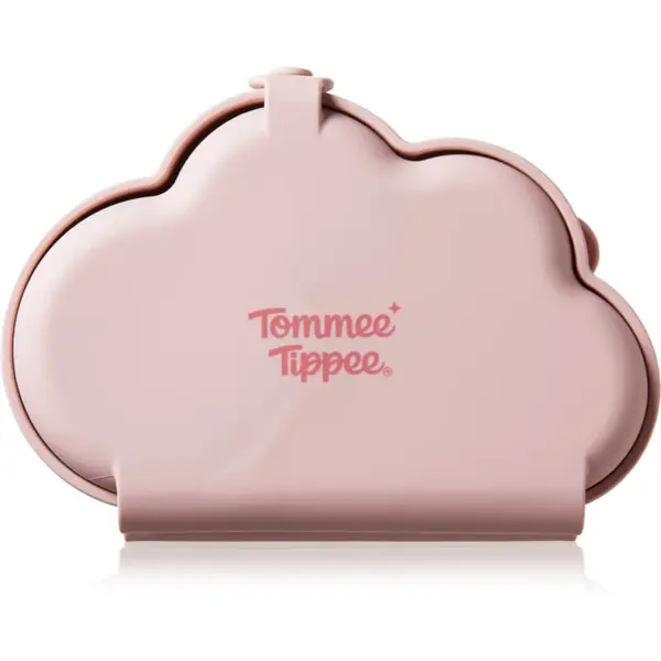Tommee Tippee EasiStick™ Silicone Foldable Plate caserolă de mâncare 4m+ Pink 1 buc