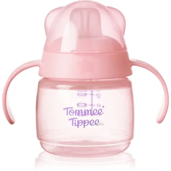 Tommee Tippee Transition Spout Cup cană etanșă 4m+ Pink 150 ml