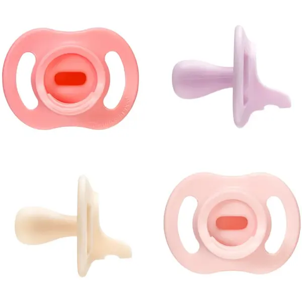Tommee Tippee Ultra Light Stay Put 0-6 m suzetă Girl 4 buc