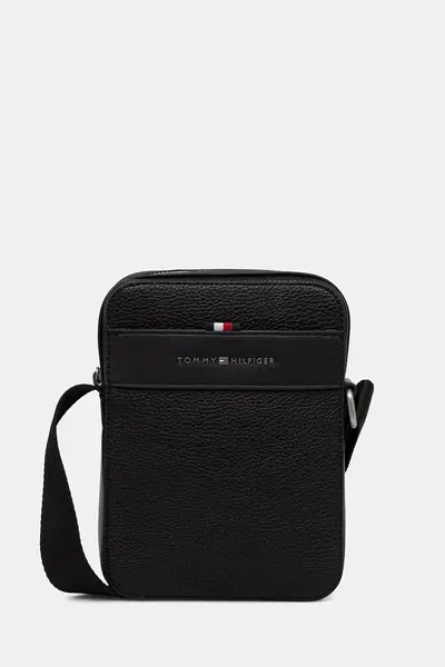 Tommy Hilfiger geantă mică pentru bărbați cu imitație de piele