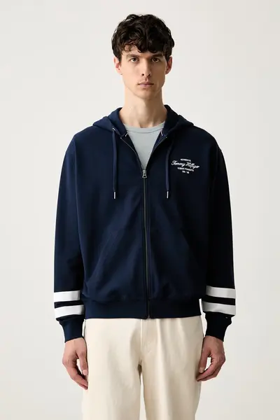 Tommy Hilfiger hanorac cu fermoar și glugă pentru bărbați