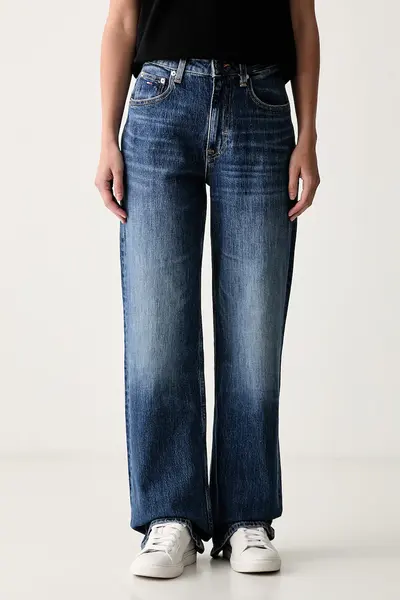 Tommy Jeans blugi relaxed fit pentru femei