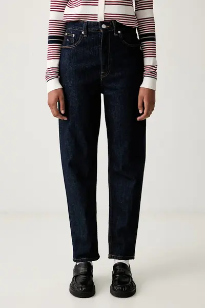 Tommy Jeans blugi tapered pentru femei