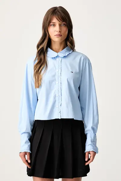 Tommy Jeans cămașă pentru femei, din bumbac