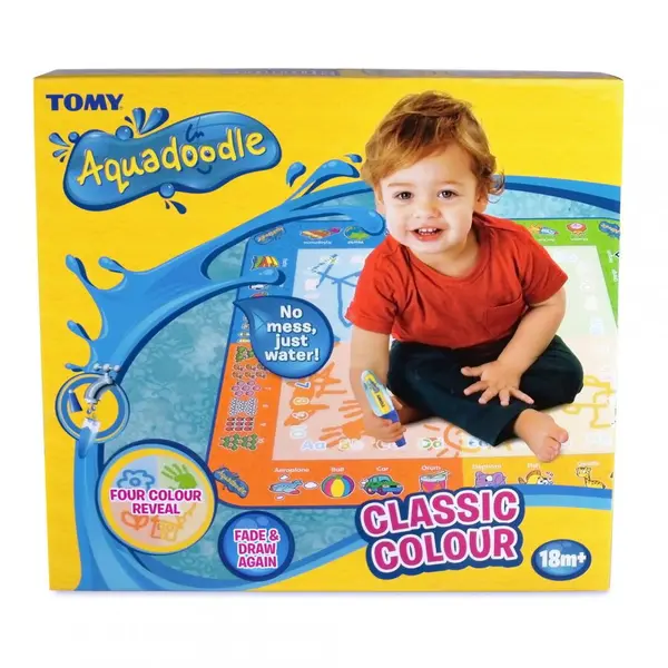 TOMY Covoras Aquadoodle Culori Clasice, desen cu apa