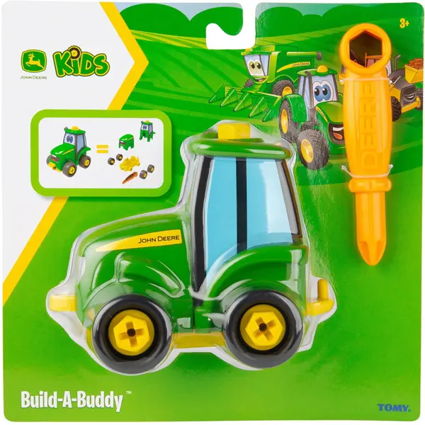 TOMY Tractor John Deere - Construiti un prieten Johnny