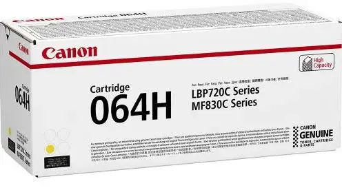 Toner Canon CRG-064HY, acoperire 10400 pagini (Galben)