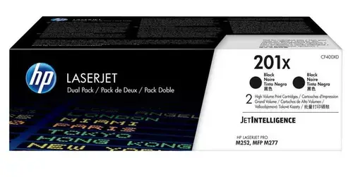 Toner HP LaserJet 201X, 2800 pagini, 2 buc. (Negru)