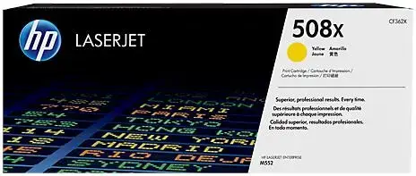 Toner HP LaserJet 508X, 9500 pagini (Galben XL)