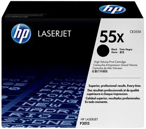 Toner HP LaserJet 55X, 12500 pagini (Negru)