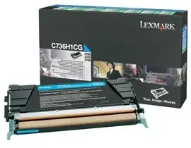 Toner Lexmark C736H1CG (Cyan - de mare capacitate - program return)