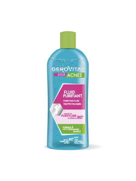 Toner Purifiant Pentru Ten Cu Tendința Acneică, Gerovital Stop Acnee, 150 Ml