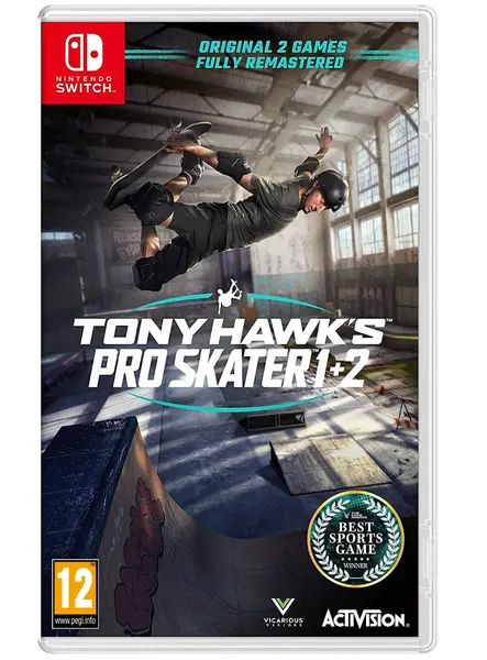 Tony Hawk's Pro Skater 1+2 Нинтендо Суич