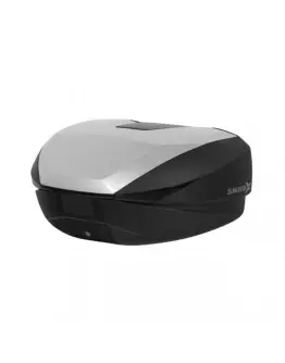 Top case SHAD SH59X cu spatar - Negru aluminiu