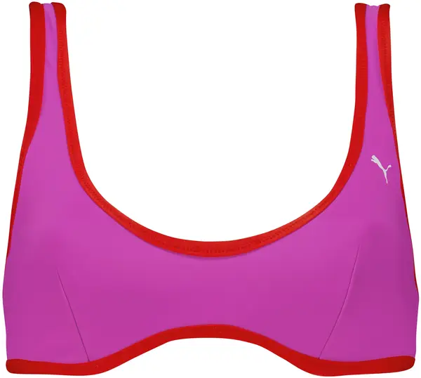 Top de baie damă Puma - Reversible Top, mărimea S, roz/roșu