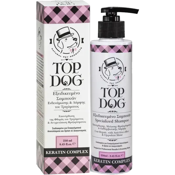 Top Dog Keratin Complex sampon - 250 ml