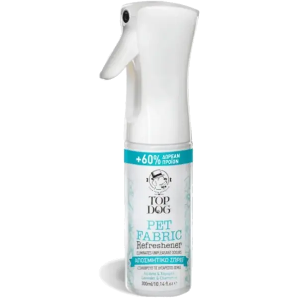 Top Dog Pet Fabric Refreshener spray indepartare miros animale companie - 300 ml