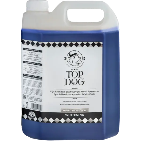 Top Dog Whitening sampon - 4 lt