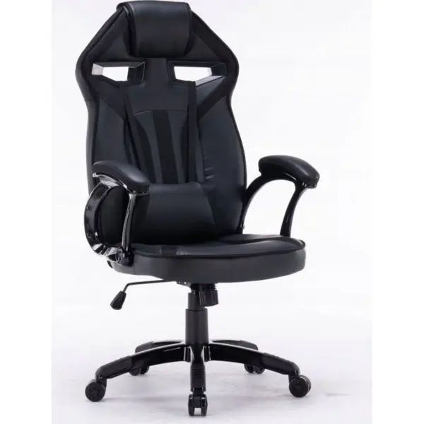 TOP E SHOP GScaun TopEshop Drift, Rotativ, piele artificiala, Negru