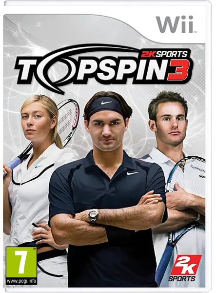 Top Spin 3 + 2 Racquets Нинтендо Wii