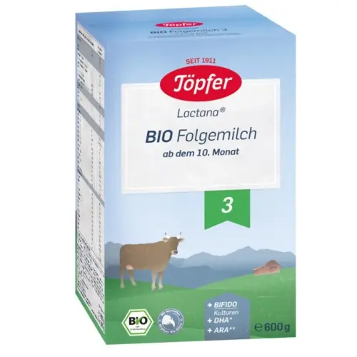 Topfer Lactana bio 3 lapte praf 600g Zephyr Labs