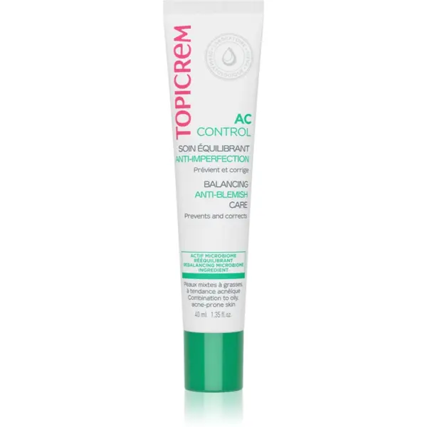 Topicrem AC Active Care îngrijire activă pentru piele sensibila predispusa la acnee 40 ml