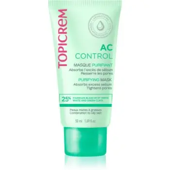 Topicrem AC Purifying Mask masca pentru curatare profunda pentru ten gras și mixt