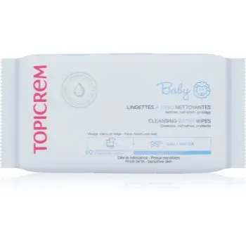 Topicrem BABY Cleansing Water Wipes Șervețele umede pentru copii