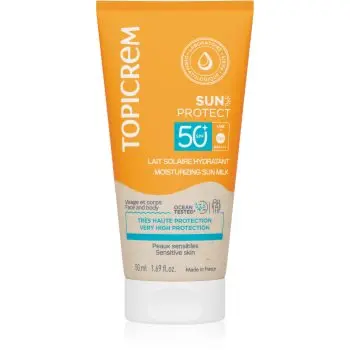 Topicrem Sun Protect Moisturizing Sun Milk lotiune hidratanta SPF 50+
