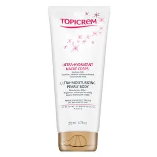 Topicrem Ultra-Moisturizing Pearly Body loțiune hidratantă pentru corp cu luciu perlat 200 ml